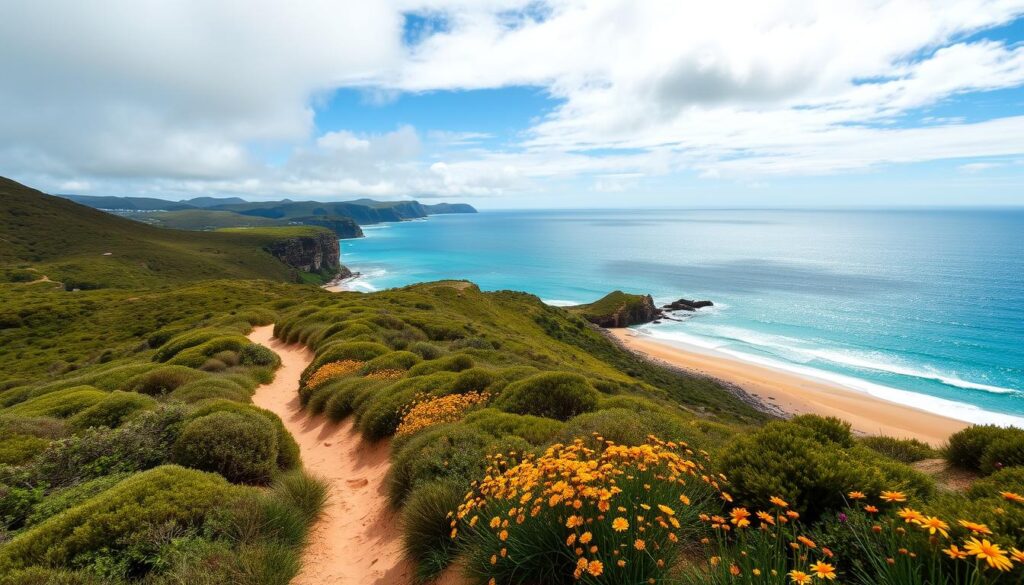 Coastal trails in Tasmania