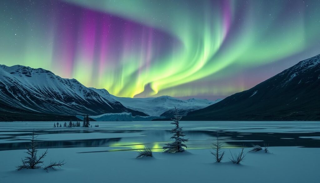 Icelandic winter landscape