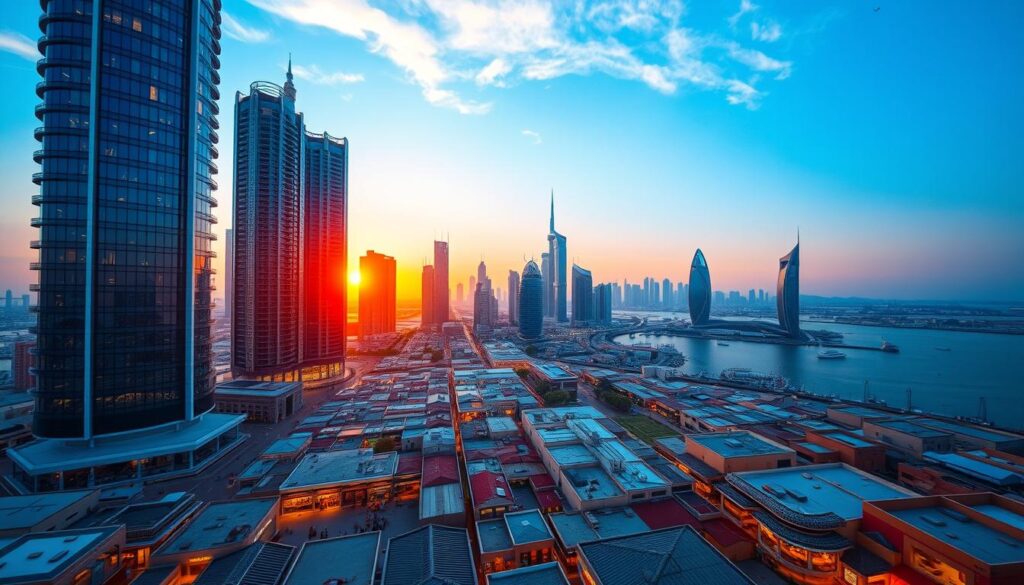 Qatar skyline