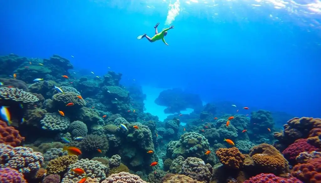 Snorkeling in the Gili Islands