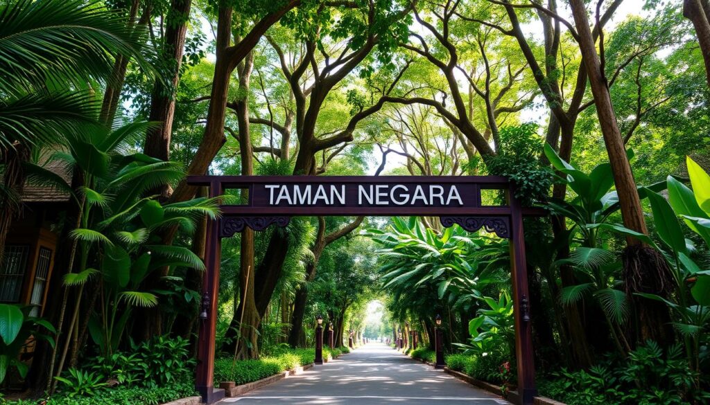 Taman Negara National Park entrance