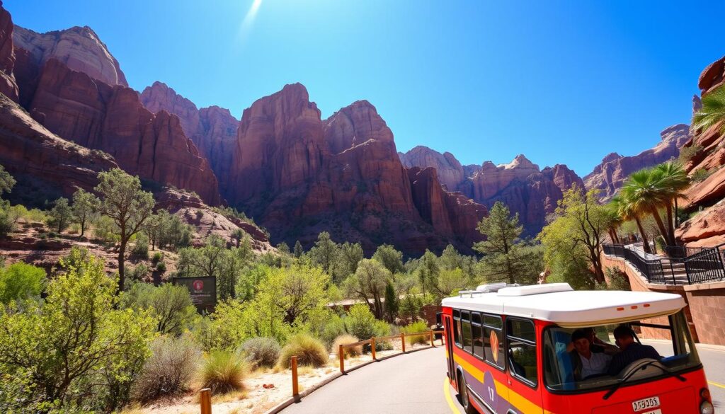 Zion shuttle system