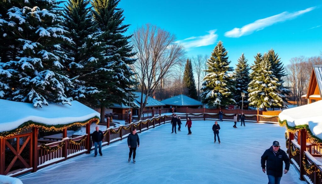 outdoor ice skating rink