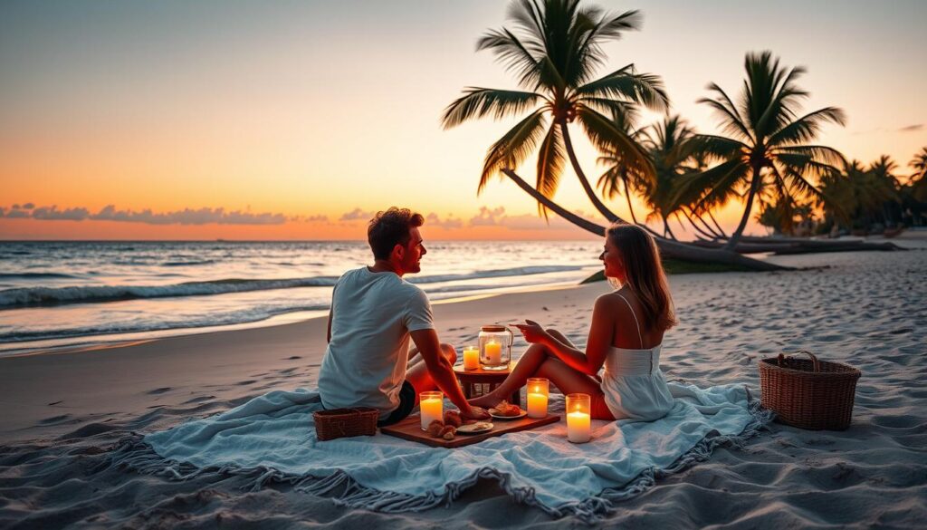 romantic beach activities